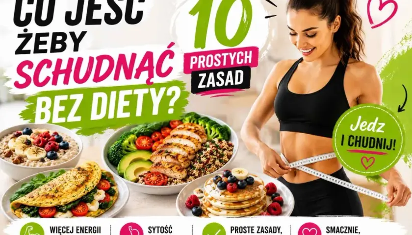 Co jeść żeby schudnąć bez diety? 10 prostych zasad. Zdrowe posiłki i smukła sylwetka.